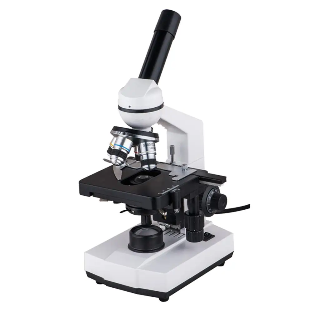 

XSP104 Monocular Biological Microscope with Down LED Lamp for Students Teaching Microscopio