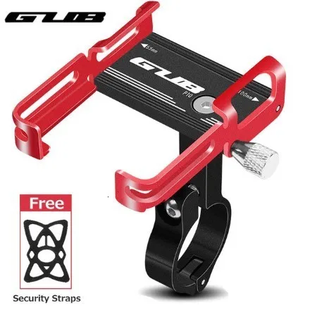 GUB P10P20 MTB телефонная опора для мотоцикла, велосипедная опора для велосипедного наведения, аксессуары для велосипедного оборудования, кронштейн - Цвет: P10-Black red