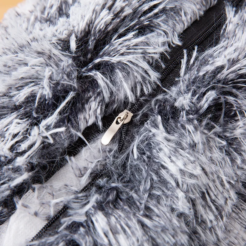 Мягкий меховой плюшевый чехол для подушки наволочка Наволочки домашнего декора