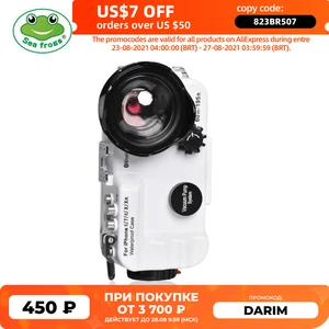 seafrogs for iphone 678xxr waterproof housing professional diving underwater photography 60m phone accessrories case free global shipping