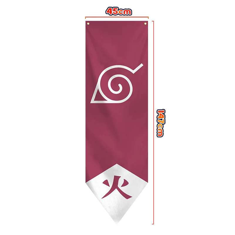 Флаг японского аниме огненный водяной ветровой гром земля флаг пяти стран