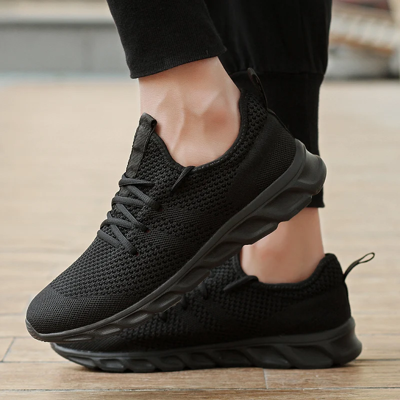 Xiaomi светильник кроссовки Flyknit Дышащие Беговые кроссовки на шнуровке для мужчин кроссовки против запаха мужская повседневная обувь Прямая поставка