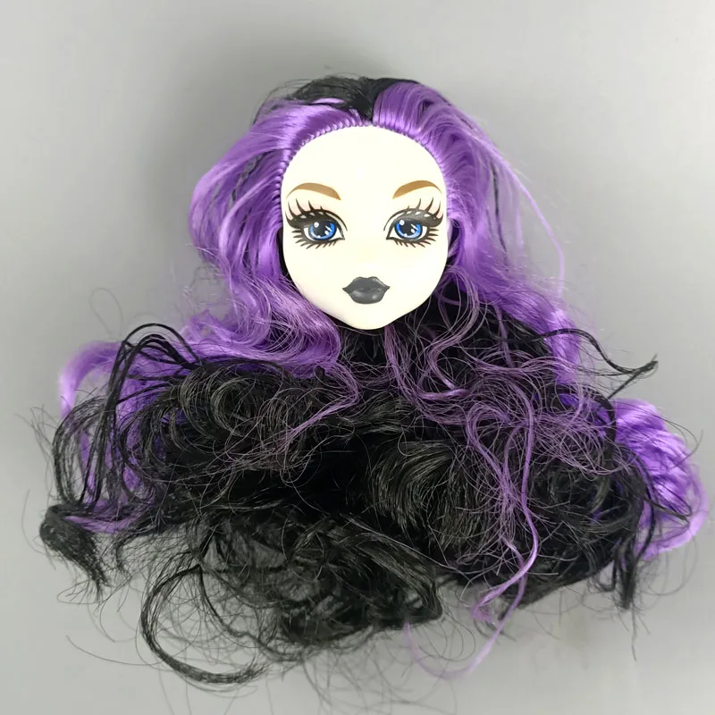 Пурпурная голова для куклы с волосами макияж 1/6 Monster High головки аксессуары кукол
