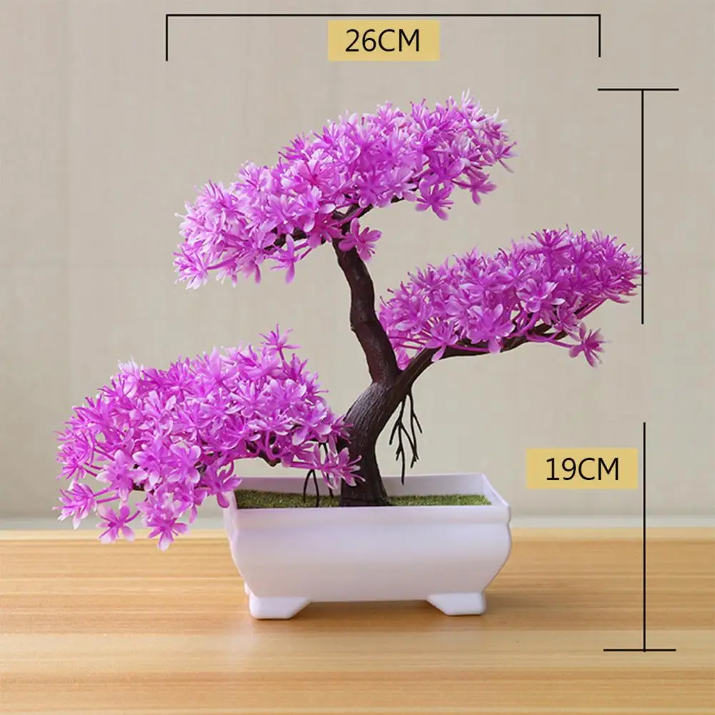 

Artificial Bonsai Natural Realistic Plastic Welcoming Pine Bonsai for Wedding