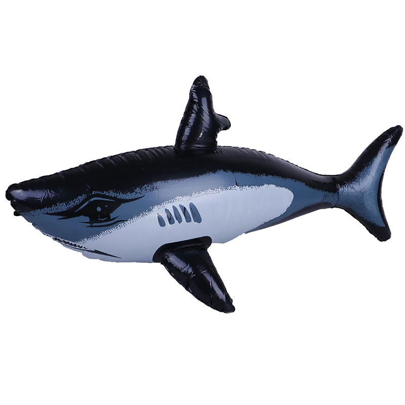 

Summer Outdoor Beach Pool Children's Water Toys PVC Inflatable Cartoon Shark Toys Simulation Inflatable Swimming Toys