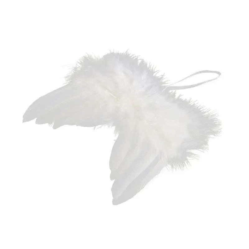 

Newborn Baby Boy Girl White Angel Wings Photo Props Cute Photography Accessories Ornaments