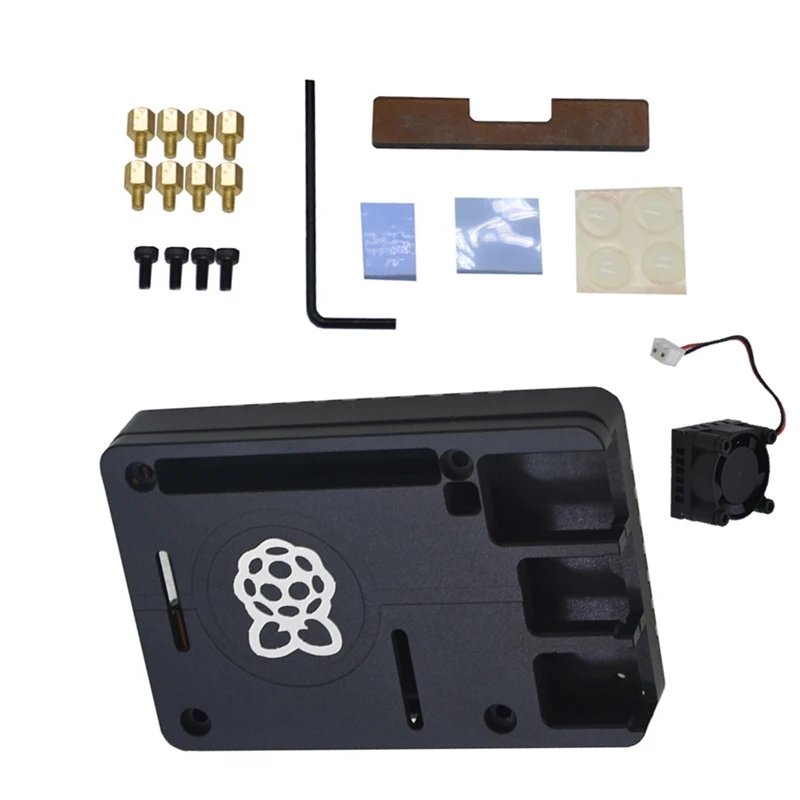 Чехол из алюминиевого сплава с вентилятором Ультратонкий корпус металла CNC