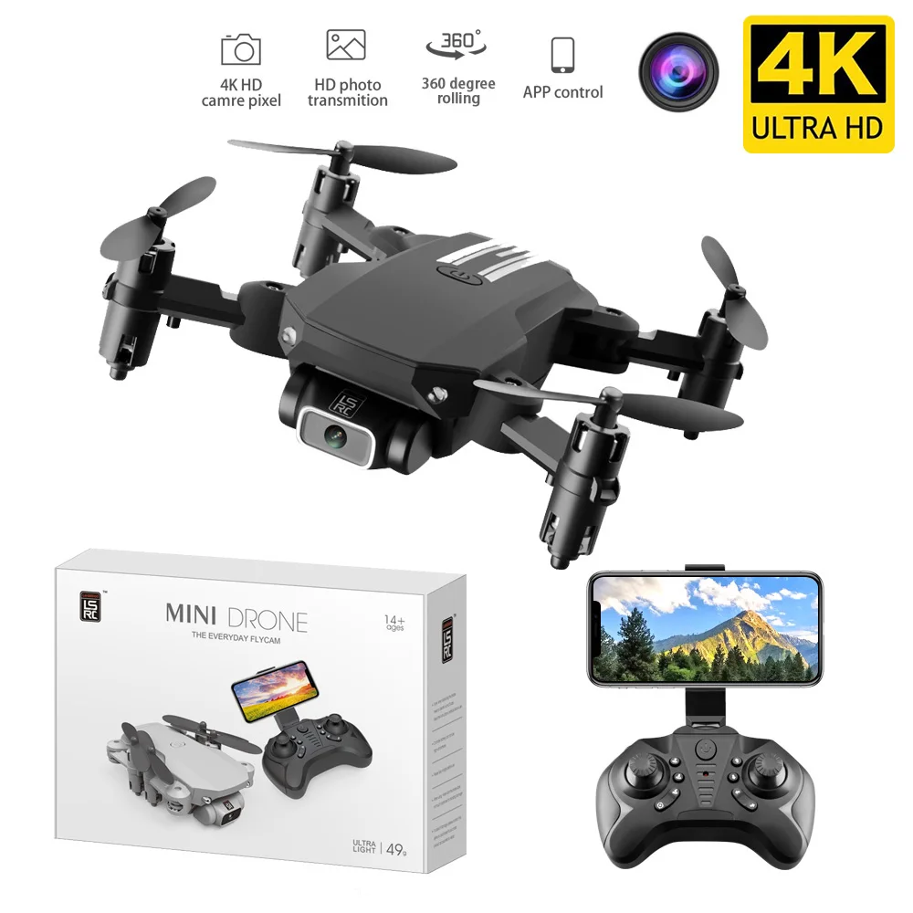 WZH 2020 Новый мини Дрон 4K 1080P HD камера Pixel Профессиональный складной Квадрокоптер 360
