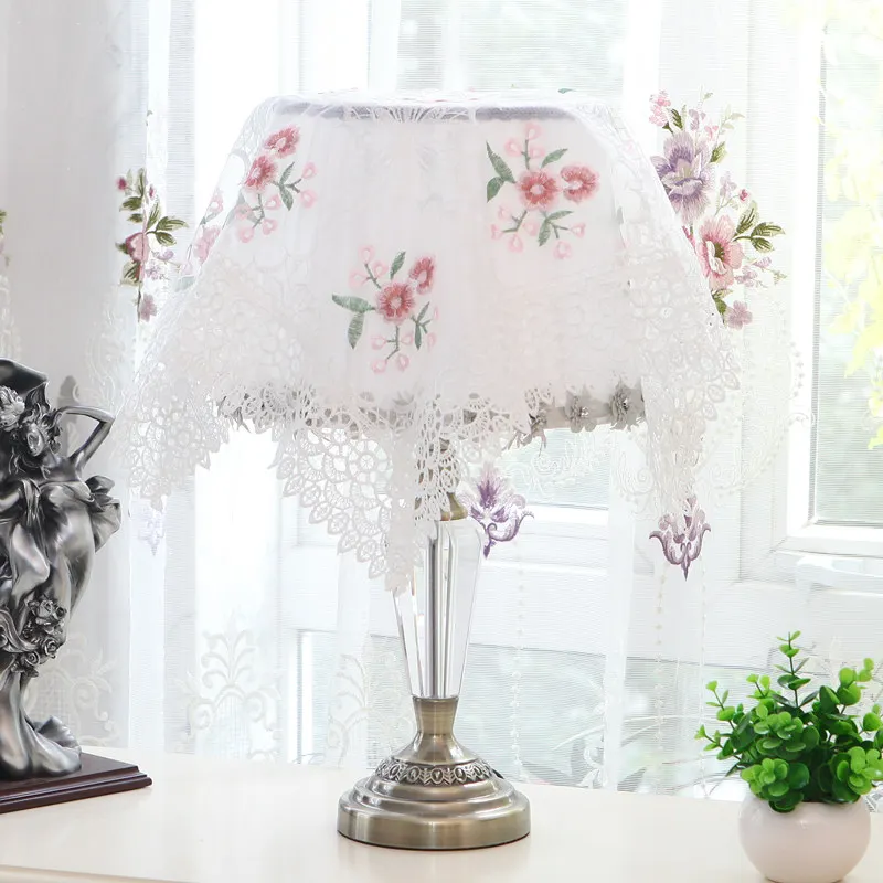 SBB принцесса стиль кружева Роскошная вышитая Пылезащитная крышка органза