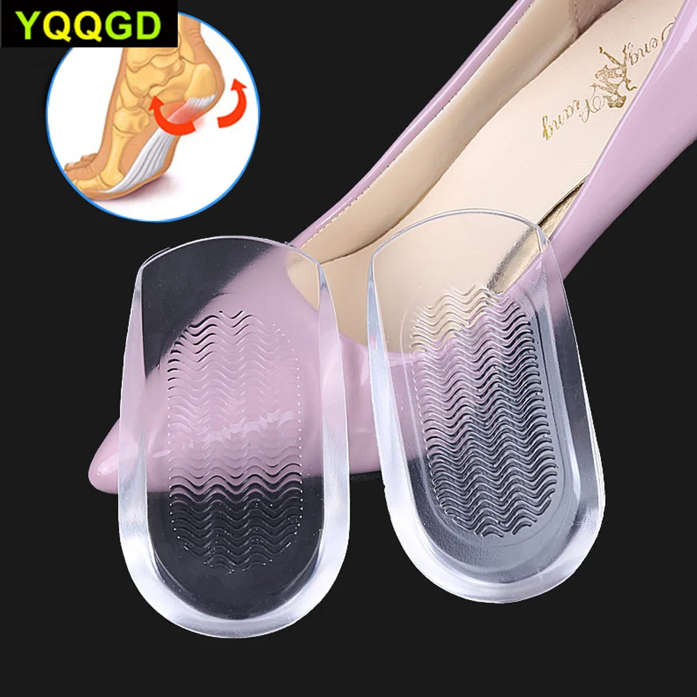 1 пара стельки для увеличения роста силиконовые гелевые чашечки обуви лучше