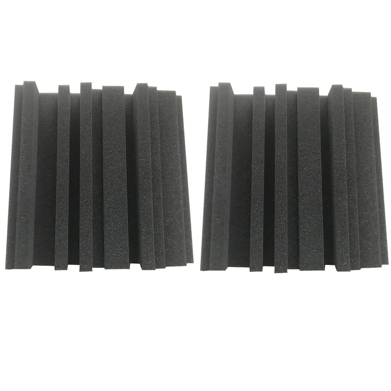 24Pcs Studio Acoustic Foam Panels Sound Absorbing KTV Noise Absorption Tile Wedge Proofing Wall Promotion | Строительство и