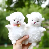 2021new sheep alpaca llama plush toy animal plush stuffed toys 15cm cute key chain plush dolls