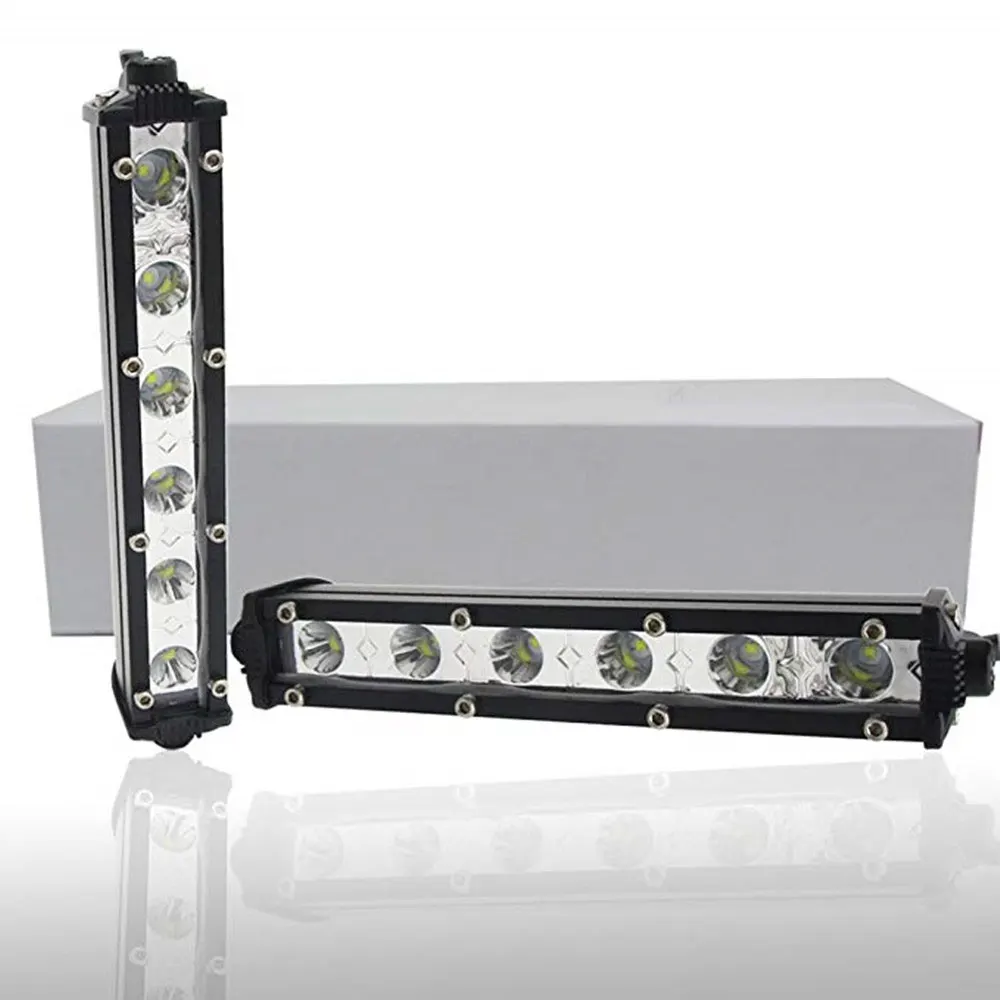 22 дюймов 18W 12V 24V 6 светодиодный рабочий светильник бар Offroad Точечный мотоцикл для