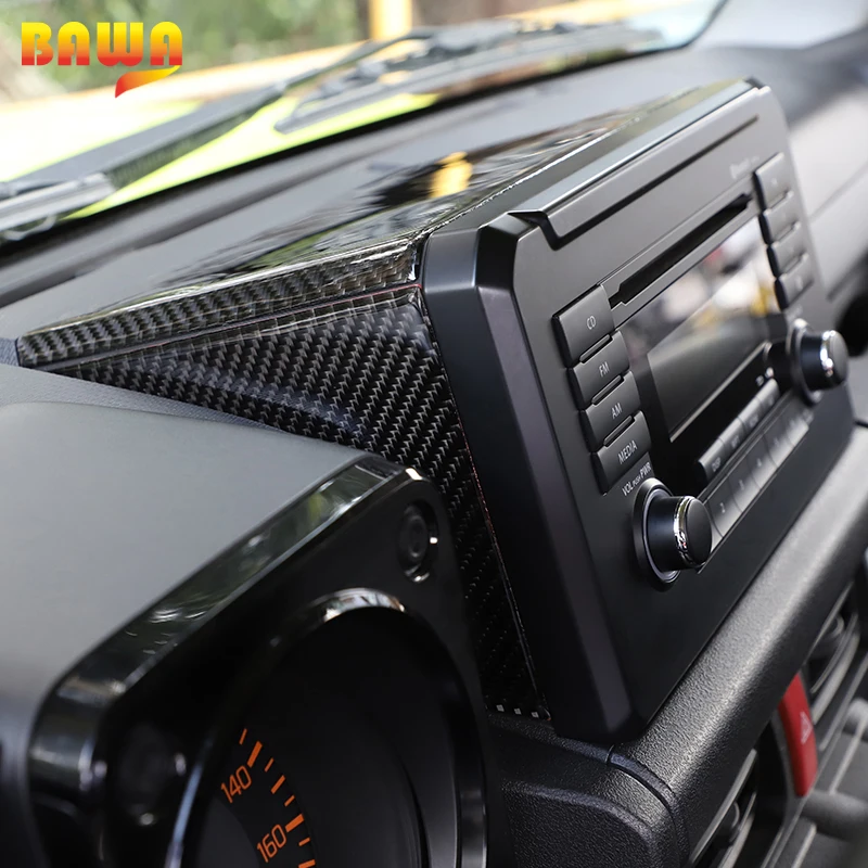 Автомобильная панель BAWA для CD-дисплея декоративные наклейки из углеродного