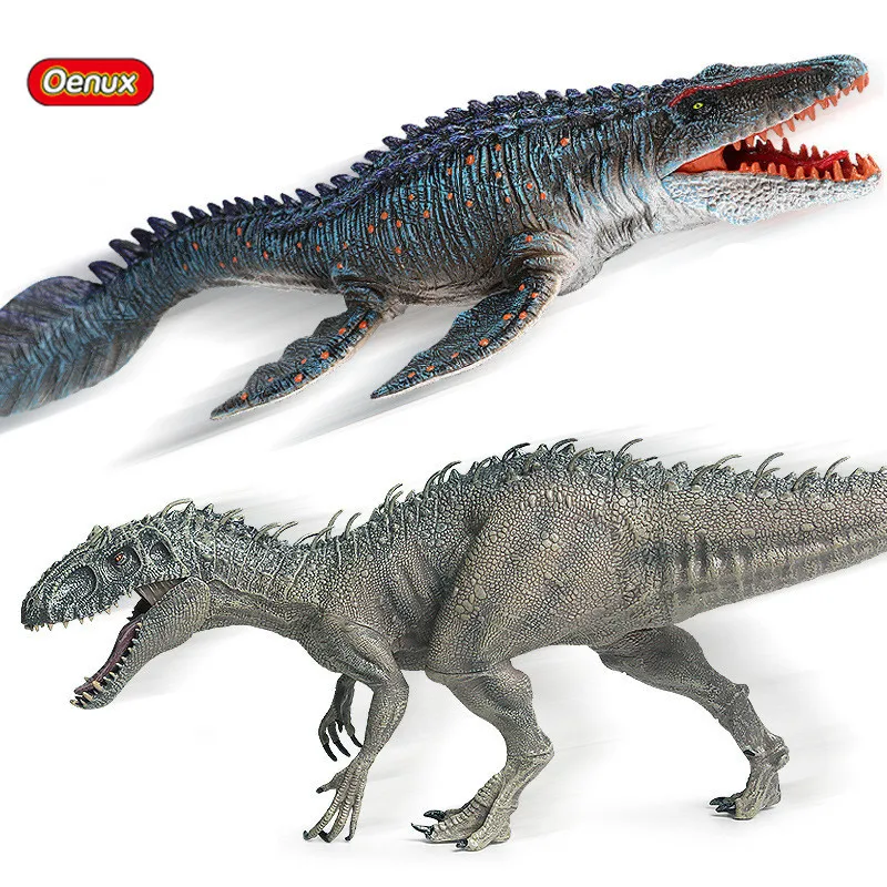 

Оригинальная экшн-фигурка Oenux Savage Jurassic, индоминус Рекс, мосазавр, тираннозавр, динозавр, модель животных мира, детская игрушка