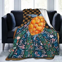 sea turtle flannel fleece blanket for couch bed sofa super soft warm plush microfiber blankets for kids adul