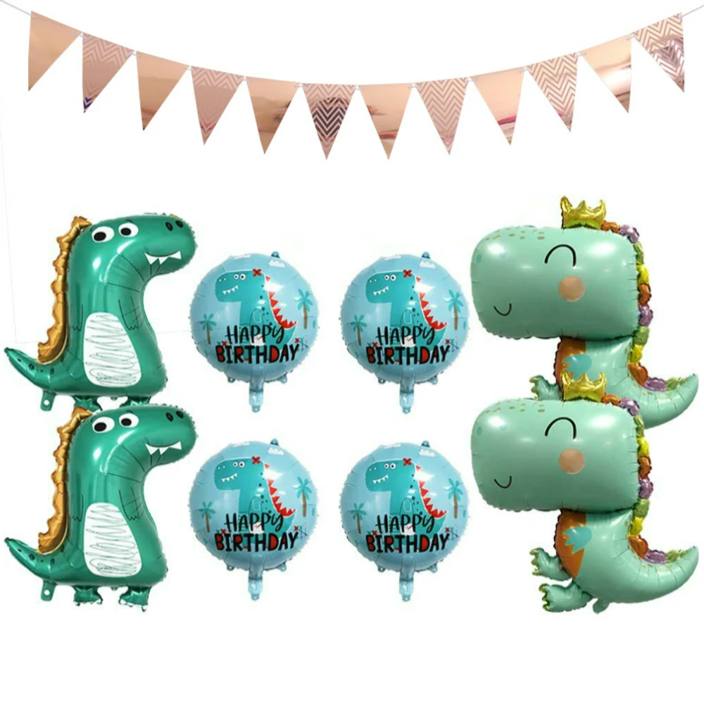 

Dinosaur Party Supplies Tableware Decoration Foil Balloons Set Boys Girls 1st 2nd 3rd 4th Birthday Baby Shower Christmas