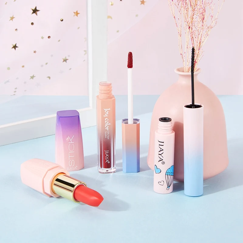 Набор для макияжа 3 шт./компл. неоновые Гламурная помада зеркальный светильник