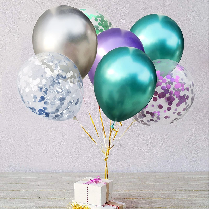 30 шт. 12 дюйвечерние вые воздушные шары русалка|Воздушные и аксессуары| |