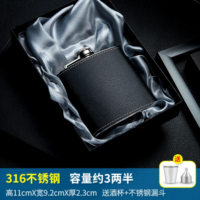 

Stainless Steel Hip Flask Portable Outdoor Personalized Alcohol Whisky Gift Set Hip Flask Copas De Vino Kitchen Drinkware DB60JH