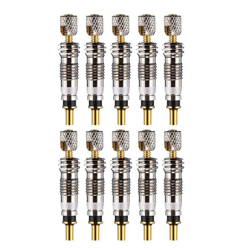 

New 10 Pieces Valve Core Bike Replacement Tubeless Core for Tubeless Road MTB Bike,Bicycle Accessories