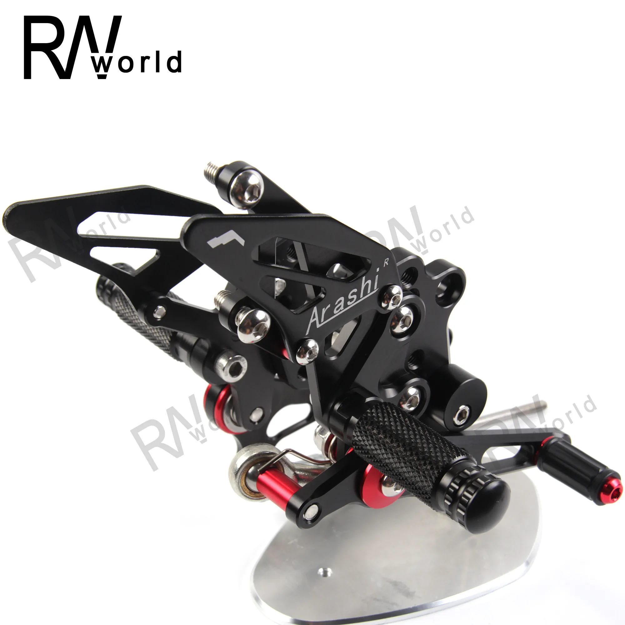 NINJA 300 CNC Adjustable Rearset Rear Rest Footrest Foot Pegs For KAWASAKI NINJA300 EX300A EX300B ABS 2013 2014 2015 2016 2017 | Автомобили