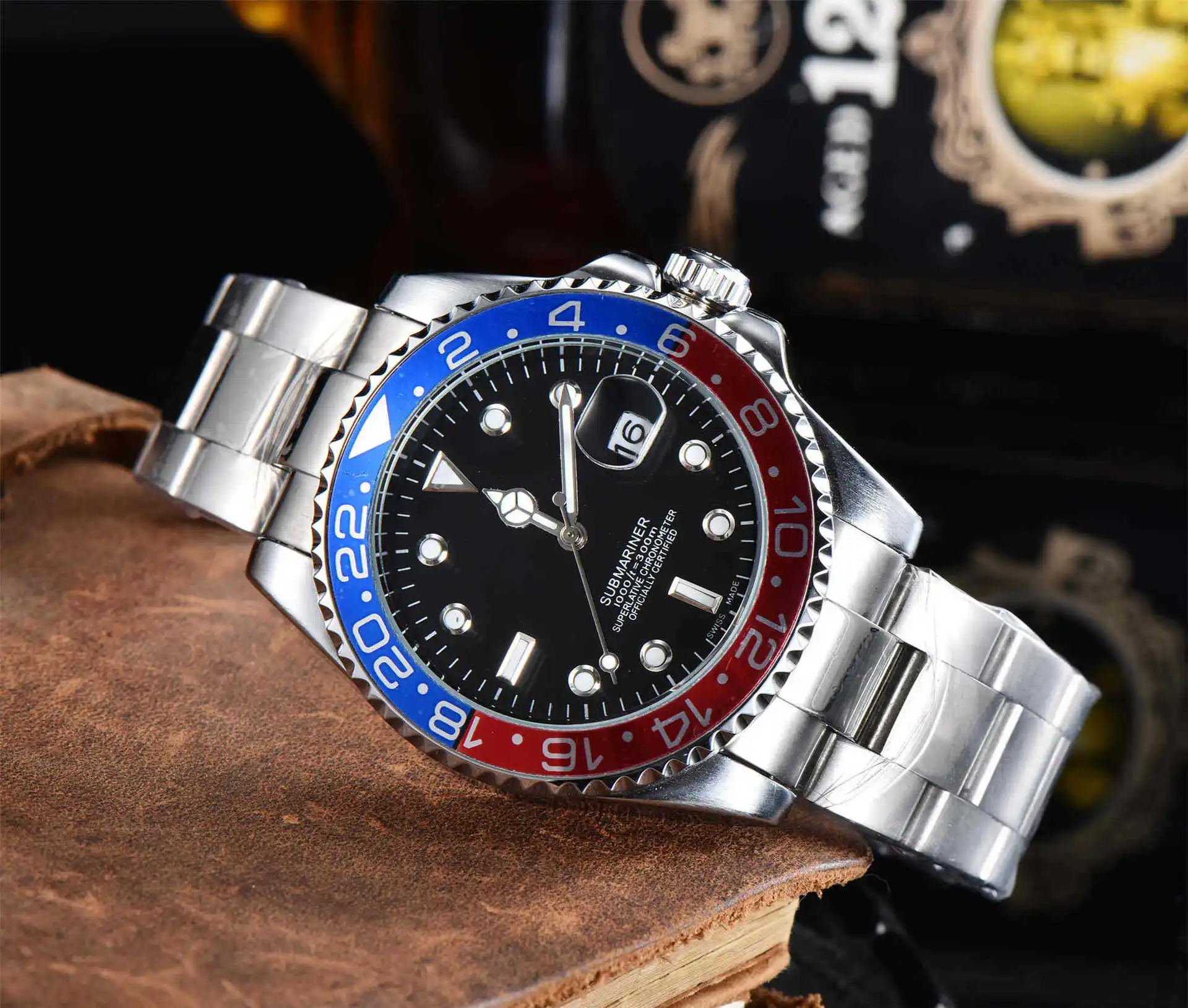 

2021 new high grade business men's watch fashion watch personality Watch