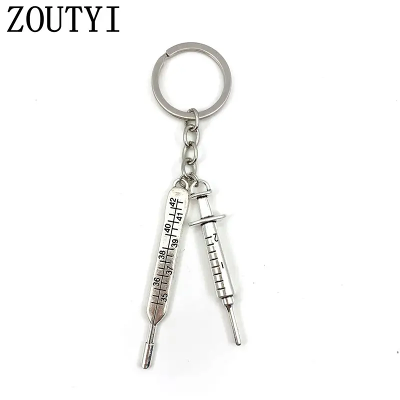 2019 новинки шапочка Медсестры Медицинский цепочка для ключей иглы шприц