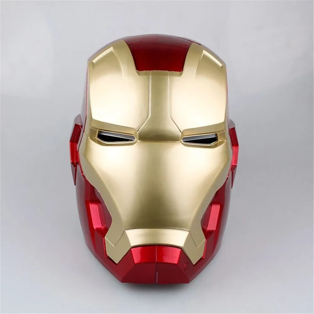 Mask2 Вечерние аниме на Хэллоуин 1:1 Мстители для косплея Железного человека реквизит шлем полное лицо светодиодный ПВХ маски Thanos Infinity Gauntlet перчатки - Цвет: Mask2