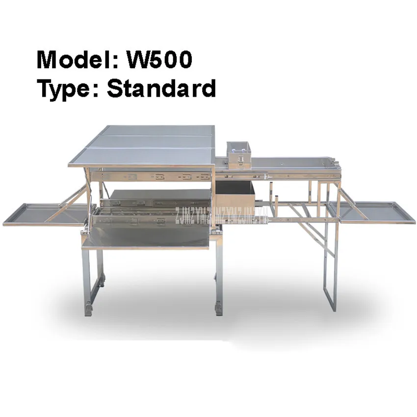 Günstig W500 2-5 Person Außen Mobilen Küche Faltbare Edelstahl Kochen Schreibtisch Wandern Camping Gasherd Herd Herd + Windschutzscheibe