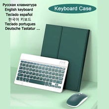 Keyboard Funda Cover for Samsung Galaxy Tab A7 10.4 A7 Lite 8.7 2021 Keyboard Case for Tab S6 Lite Slim Keyboard Leather Cover