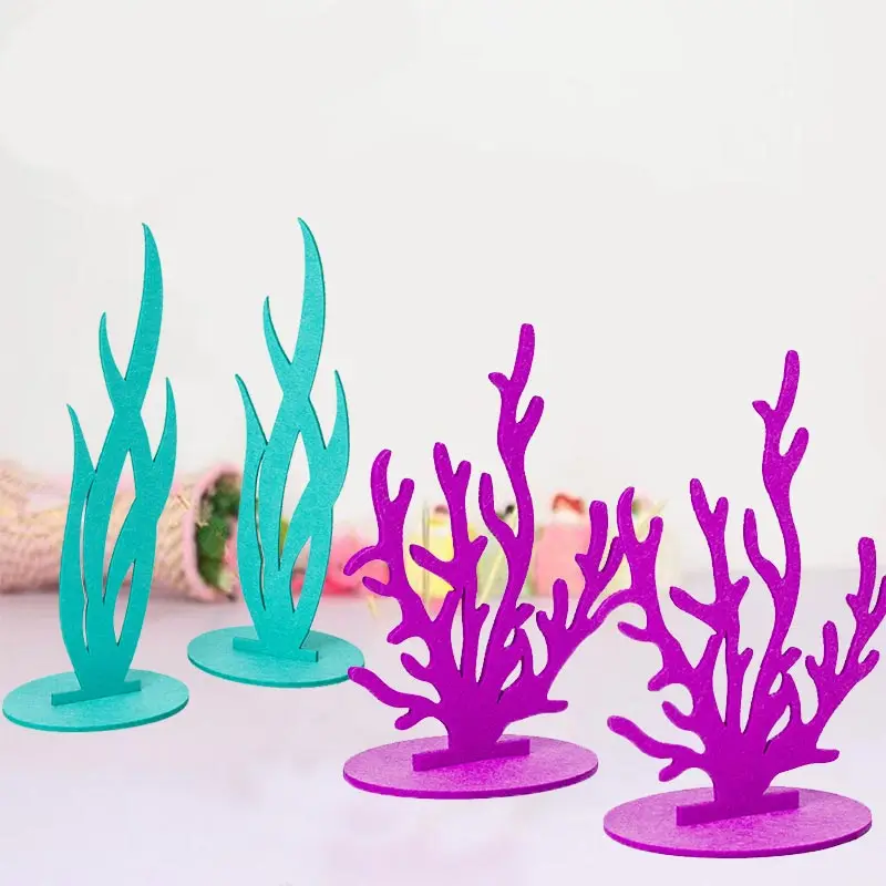 Подарок на день рождения маленькая Русалочка войлок 2 шт./упак. стол Центровая