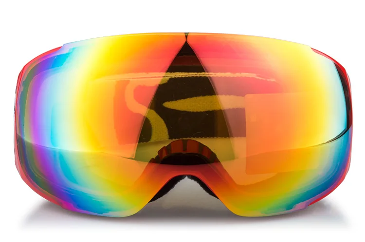 Лыжные очки зимние снежные спортивные сноубордические с анти противотуманной