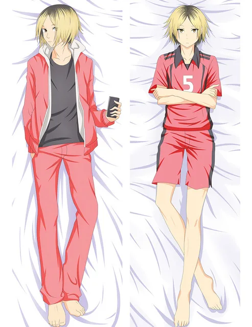 

Anime Haikyu Shoyo Hugging Body Pillow Case Male Character Pillow Cover Home Bedding