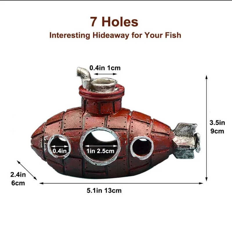 Креативный Декор подводного ландшафта орнамент из смолы украшения для аквариума