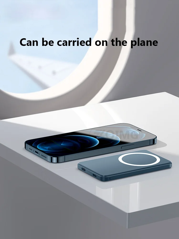 

Power bank 10000mAh 15W magnetic wireless fast charger for iPhone 12, Xiaomi Samsung magsafe mobile power bank battery