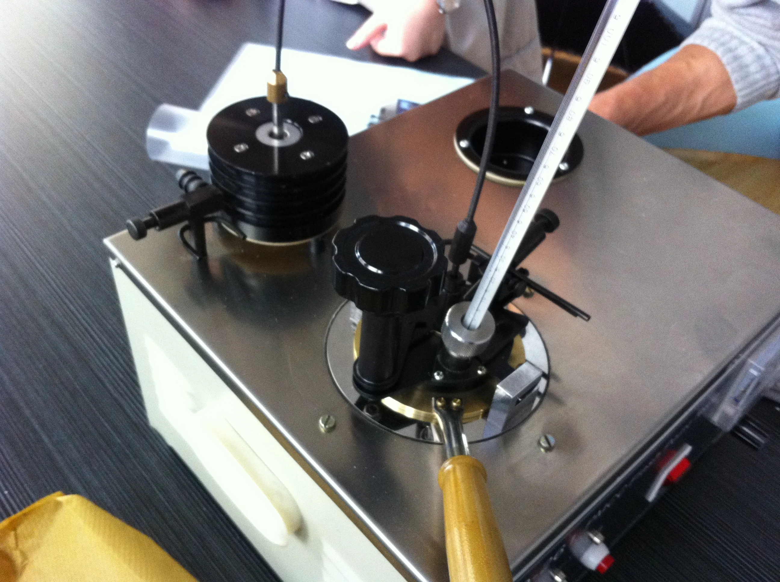 

Flash Point of Diesel Pensky Martens closed Cup apparatus