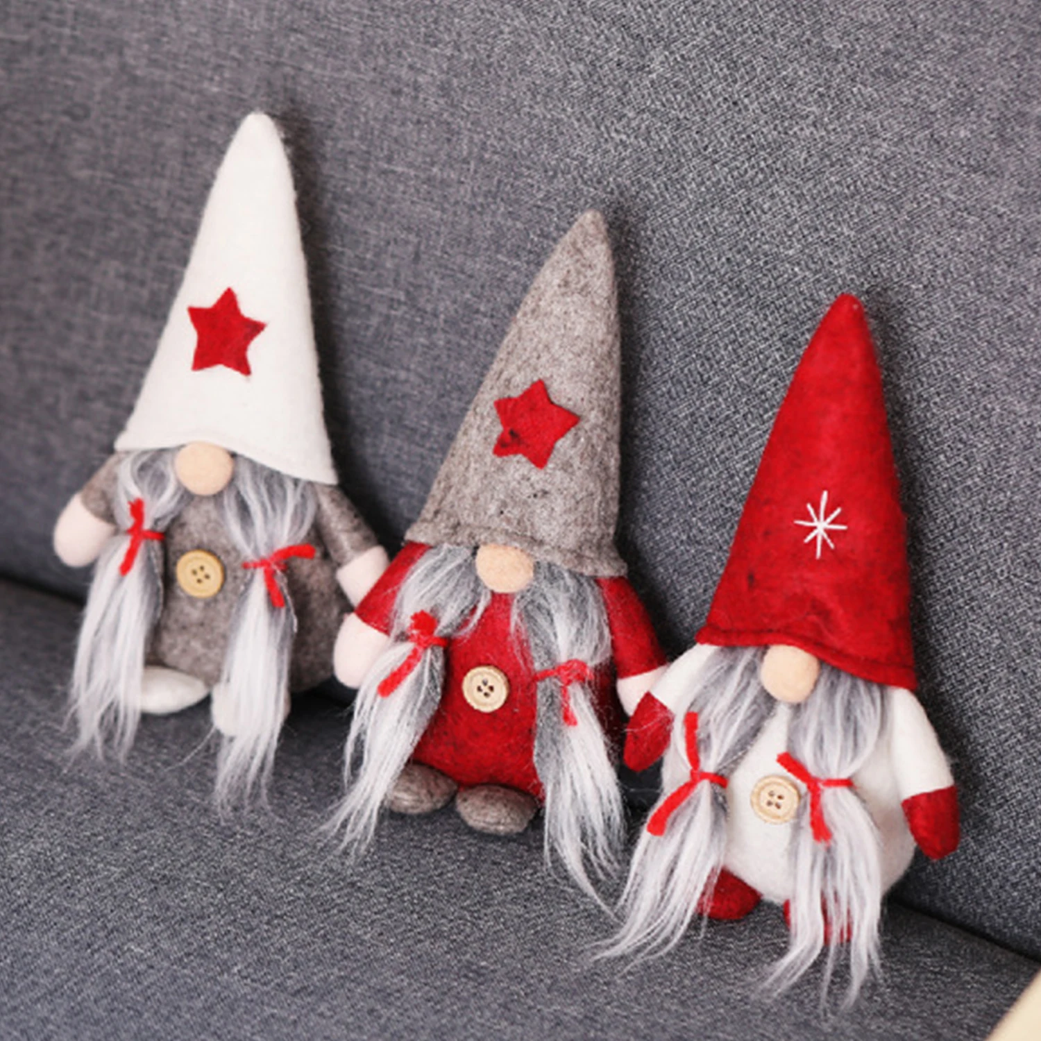 Рождественские украшения безликая кукла старика Рождественское украшение