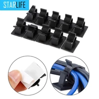 10 30pcs cable winder clips wire holder organizer clamps adhesive cord management cable winder mouse cord clip protector