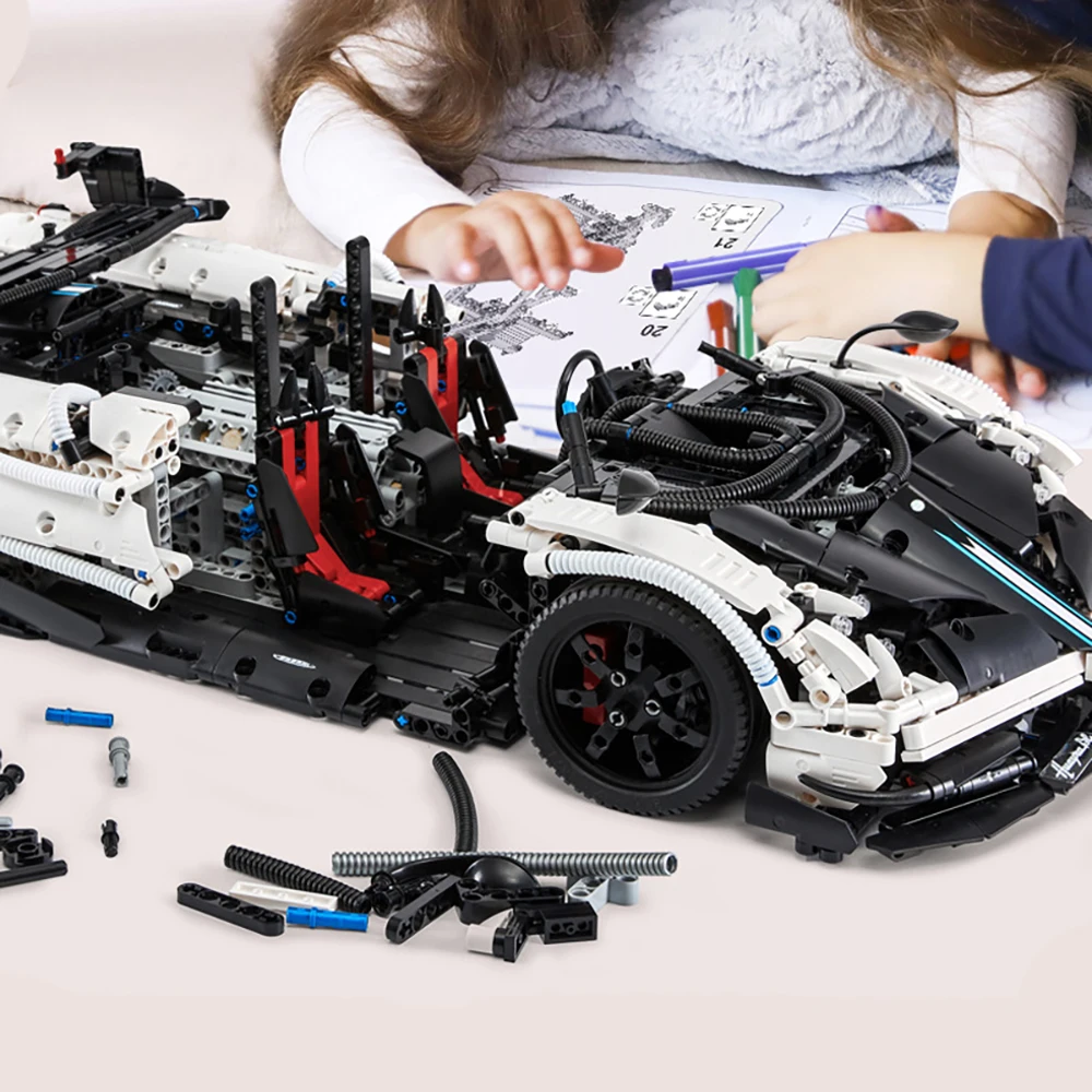 

Techinic City Series MOC Pagani Speed Sport Racing Car Model 97900 Building Blocks Huayra Roadster Bricks Toys Christmas Gifts