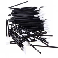 50 hot sale 100pcs disposable gloss lipstick lip brushes wands applicator makeup beauty tool
