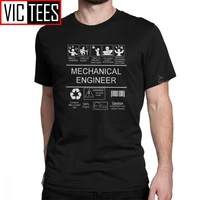 mechanical engineering t shirt for men car fix engineer vintage cotton crew neck tshirt adult clothes