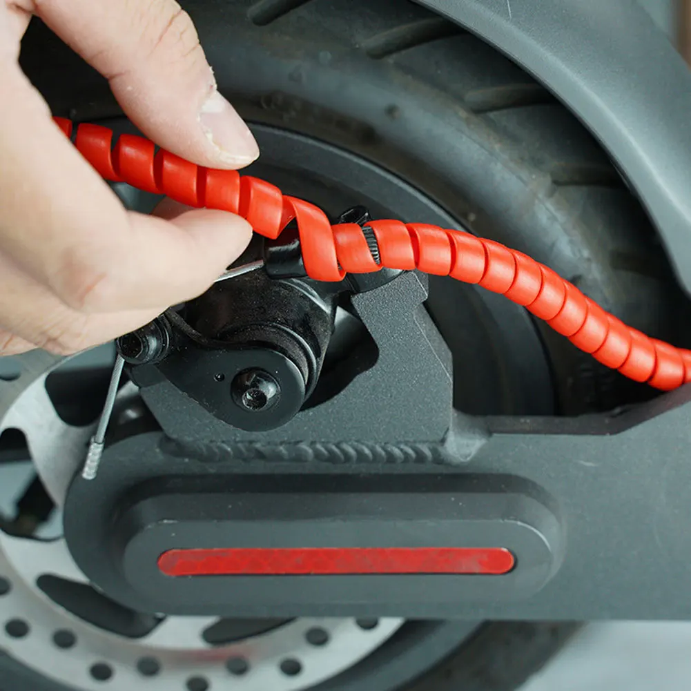 

1m Line Organizer Pipe Protection Spiral Wrap Winding Cable Wire Protector Cover Tube M365/PRO Electric Scooters