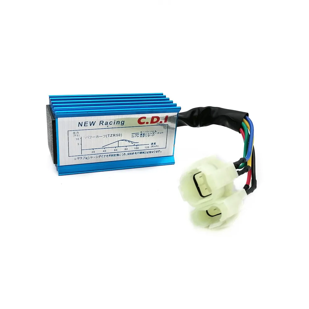 Мотоцикл 6 контактный Синий AC высокопроизводительный гоночный CDI подходит для Gy6
