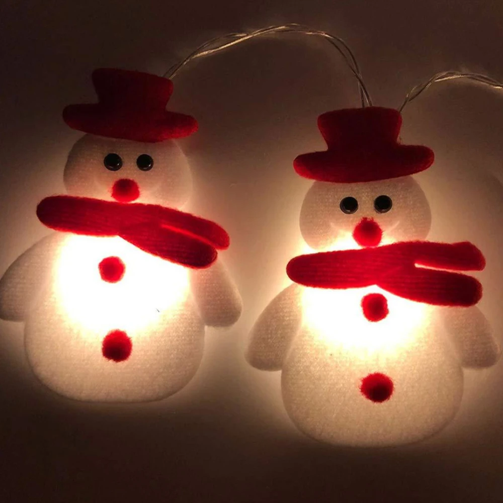 

СВЕТОДИОДНАЯ Гирлянда в виде Санта-Клауса, Рождественская елка, 3 м