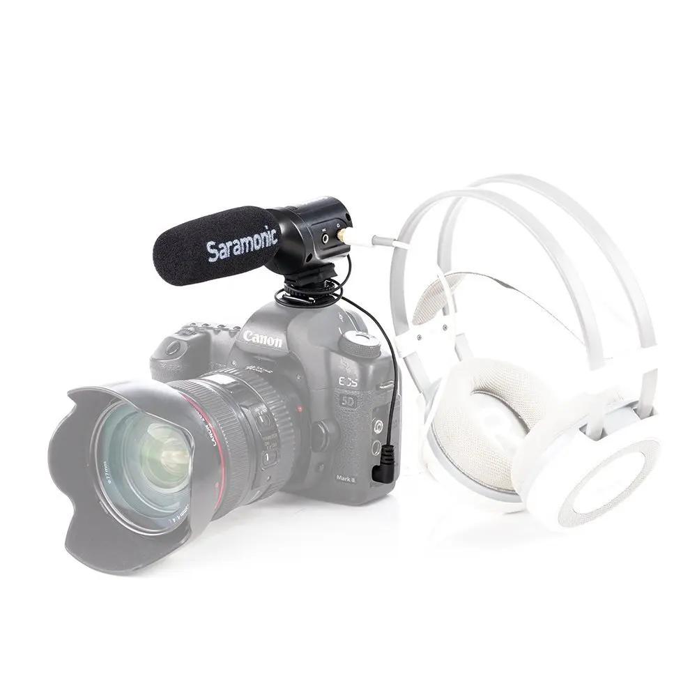 Saramonic SR M3 мини направленный конденсаторный микрофон со встроенным