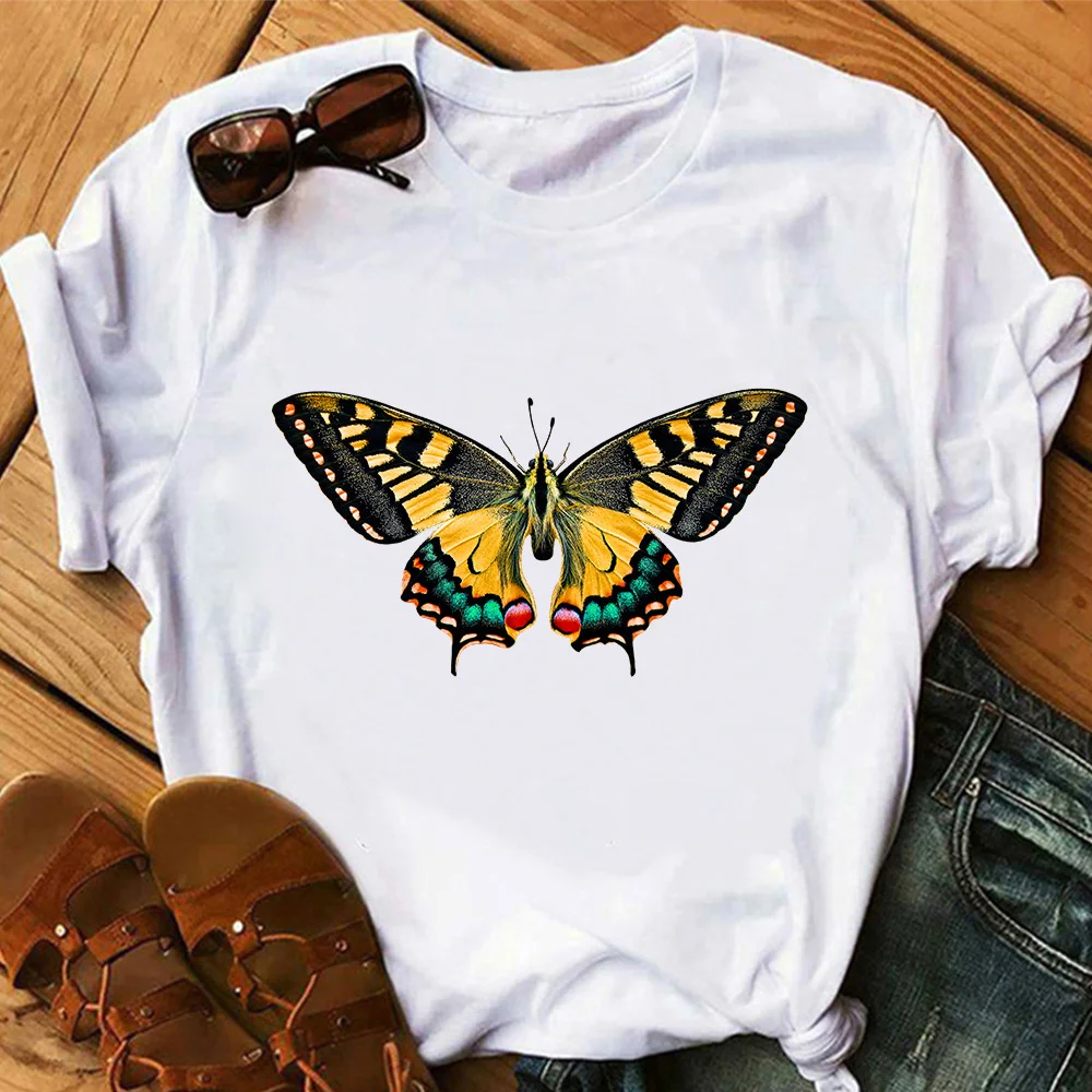 

Butterfly T-shirt Women's High quality printing T-shirt Short sleeve Clothes TX20122