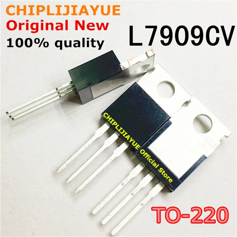 Новый и оригинальный чипсет IC L7909CV 10 шт. L7909 TO220 7909 TO 220|Интегральные схемы| |