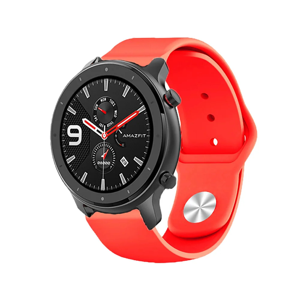 Ремешок для часов силиконовый Huami Amazfit GTR 47 мм 22 | Наручные часы