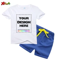 baby summer girls sets clothes boys t shits children suit cool summer boys sports cartoon clothing set your own design logo pho